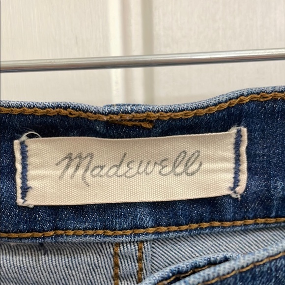 Madewell button front fly Blue Cropped Ankle Jeans - Picture 2 of 8